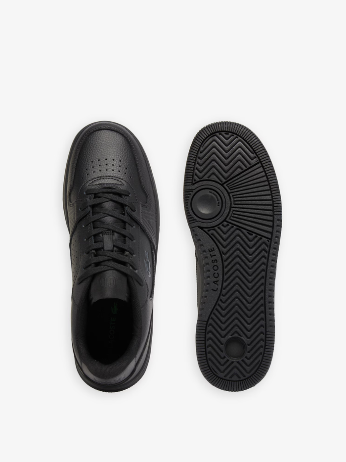 LACOSTE L001 Set Leather Sneakers Black - MAISONDEFASHION.COM