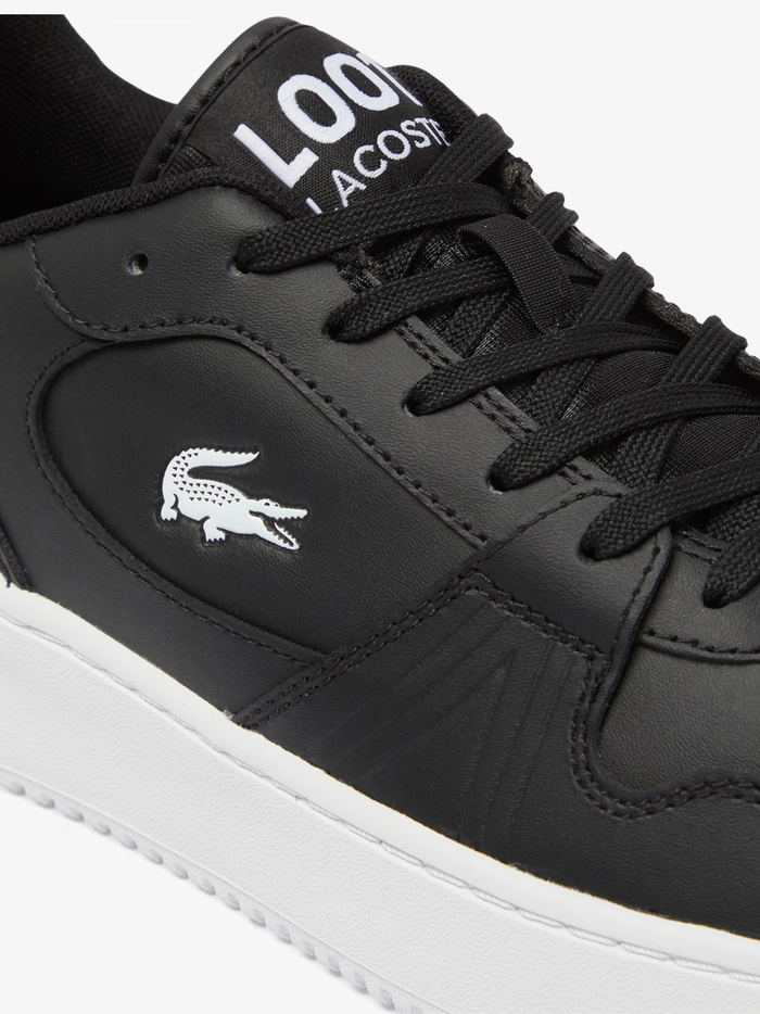 LACOSTE L001 Set sneakers white rubber outsole with textured grip pattern and LACOSTE branding detail