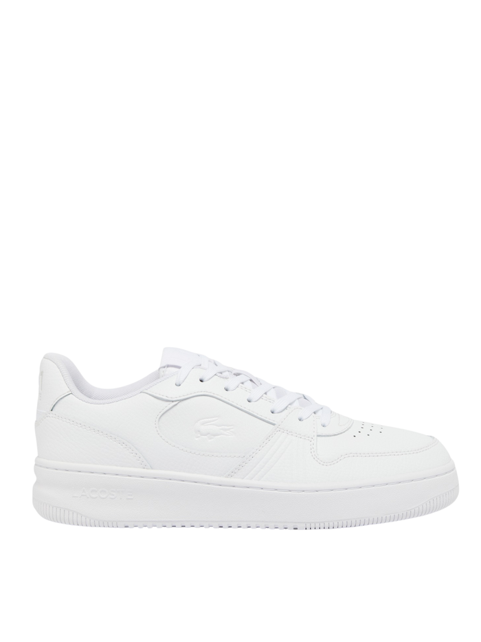 LACOSTE L001 Set Leather Sneakers White - MAISONDEFASHION.COM