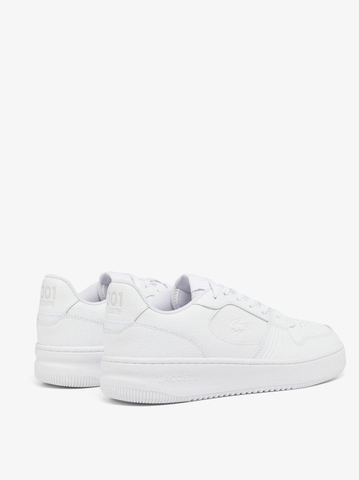 LACOSTE L001 Set Leather Sneakers White - MAISONDEFASHION.COM