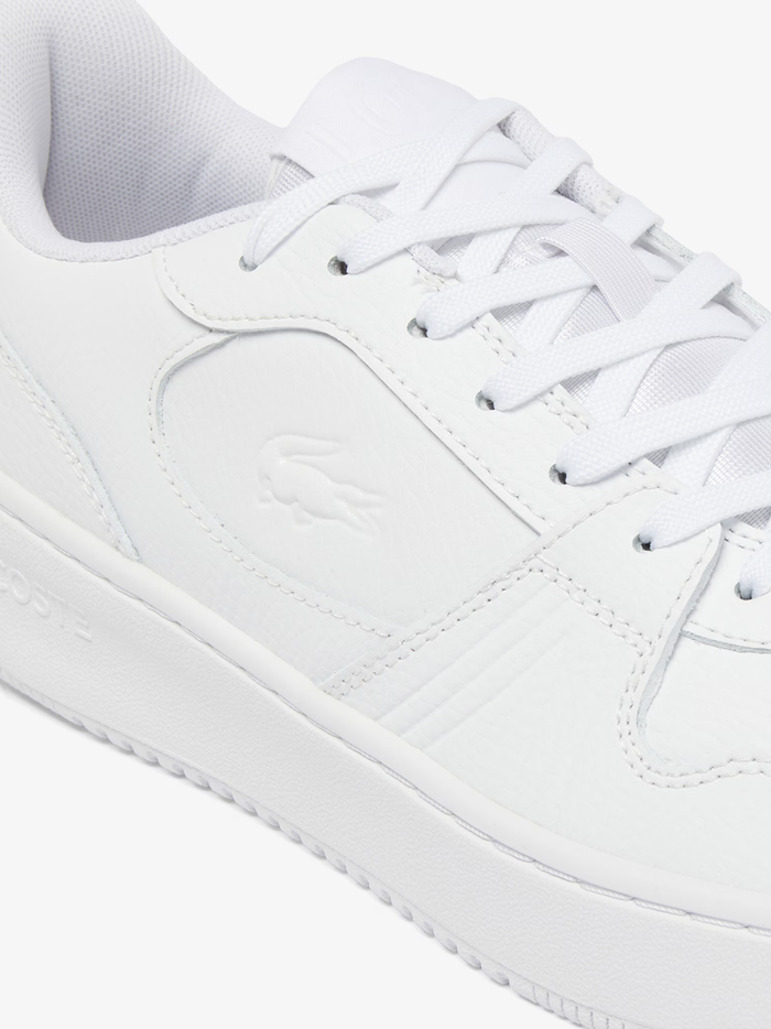 LACOSTE L001 Set Leather Sneakers White - MAISONDEFASHION.COM