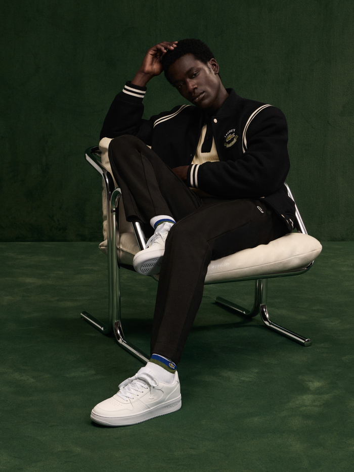 LACOSTE L001 Set Leather Sneakers White - MAISONDEFASHION.COM