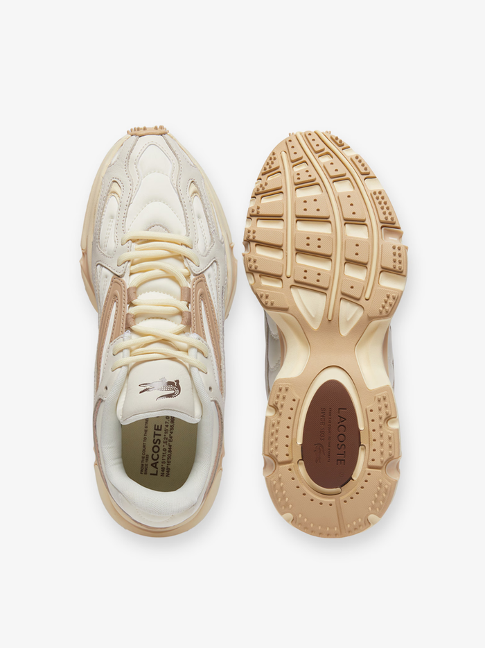 LACOSTE L003 2K24 Sneakers Off-white/Brown - MAISONDEFASHION.COM