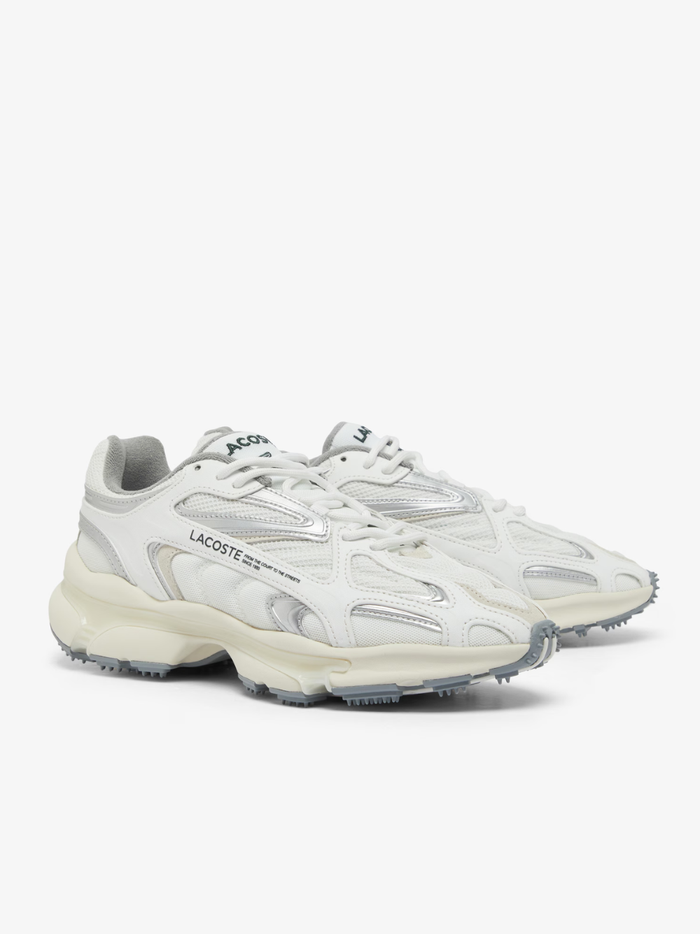 LACOSTE L003 2K24 Sneakers White/Grey - MAISONDEFASHION.COM