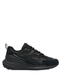LACOSTE L003 Evo Black Sneakers - Men's Athletic Trainers with Mesh and Synthetic Upper