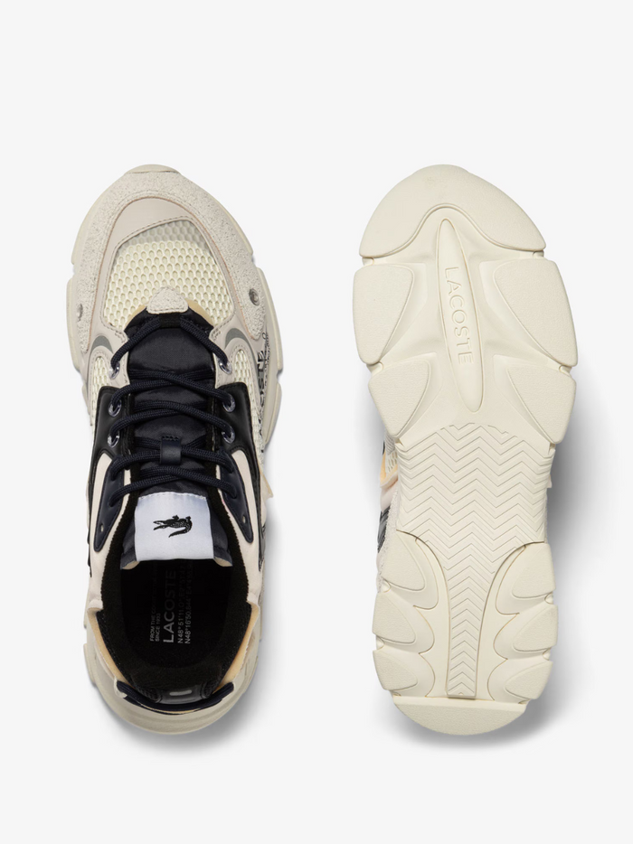 LACOSTE L003 Neo Sneakers White/Black - MAISONDEFASHION.COM