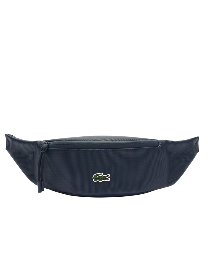 LACOSTE LCST Zipped Belt Bag Eclipse Blue - MAISONDEFASHION.COM