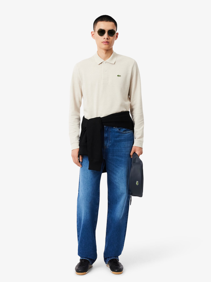 LACOSTE LCST Zipped Belt Bag Eclipse Blue - MAISONDEFASHION.COM