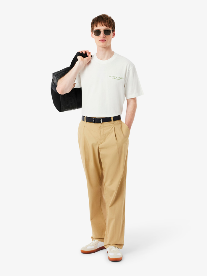 LACOSTE Leather Belt/Card Holder Gift Set Black - MAISONDEFASHION.COM