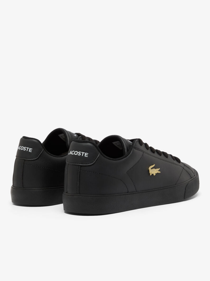 LACOSTE Lerond Set Leather Sneakers Black - MAISONDEFASHION.COM