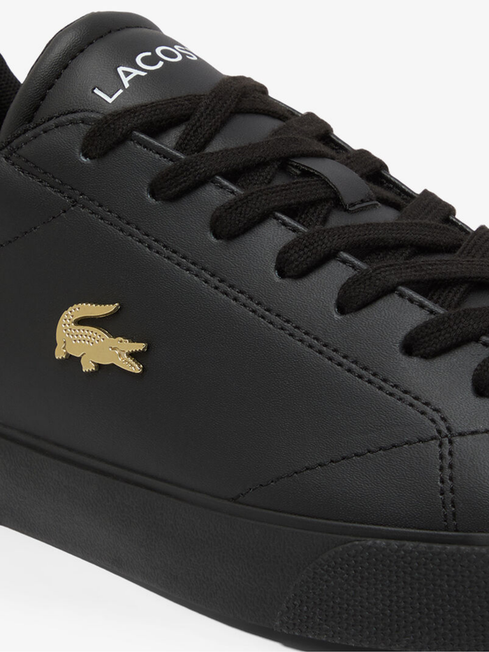 LACOSTE Lerond Set Leather Sneakers Black - MAISONDEFASHION.COM