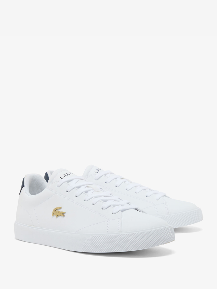 LACOSTE Lerond Set Leather Sneakers White - MAISONDEFASHION.COM