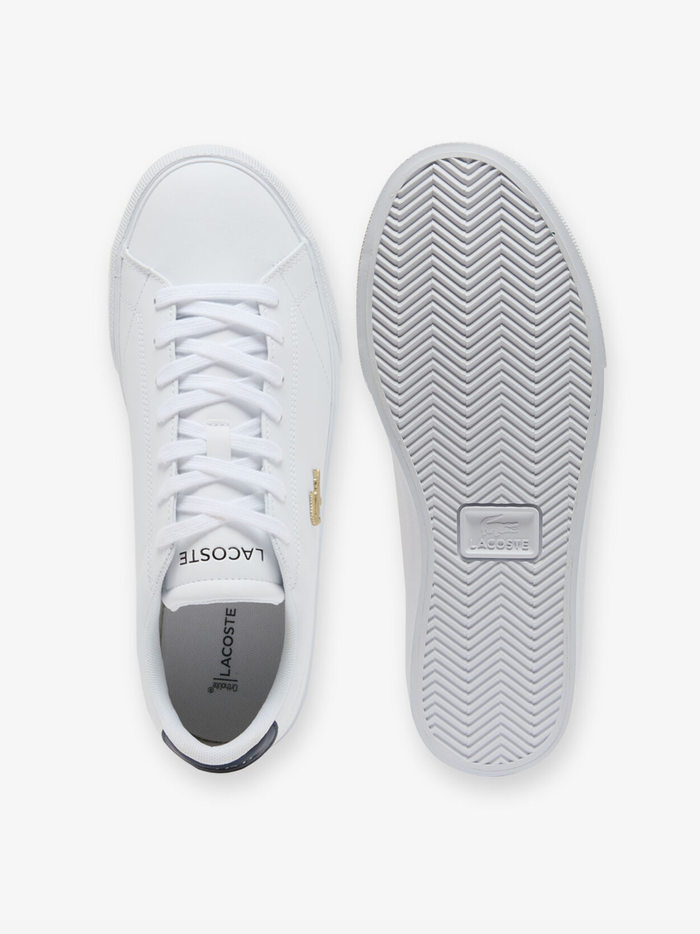 LACOSTE Lerond Set Leather Sneakers White - MAISONDEFASHION.COM