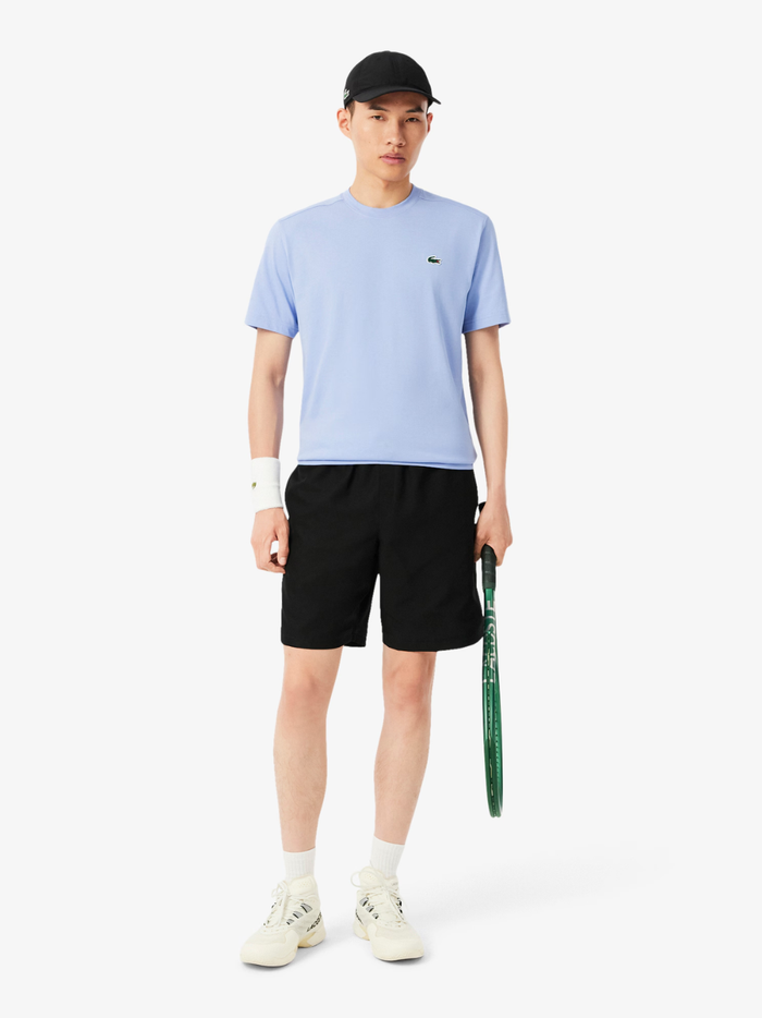 LACOSTE Lightweight Diamond Taffeta Sport Cap Black - MAISONDEFASHION.COM