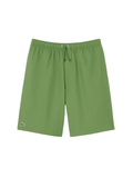 LACOSTE Lightweight Diamond Taffeta Sport Shorts Lime Green - MAISONDEFASHION.COM