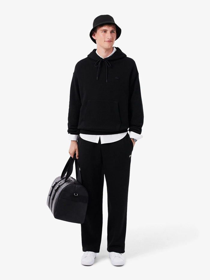 LACOSTE Lined Cotton Twill Bucket Hat Black