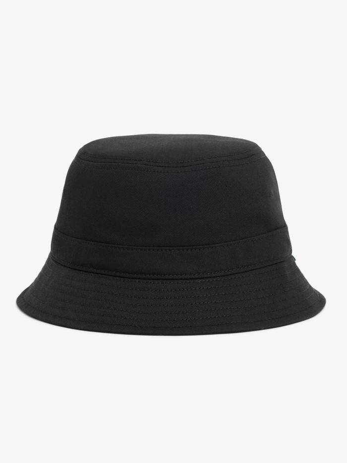LACOSTE Lined Cotton Twill Bucket Hat Black
