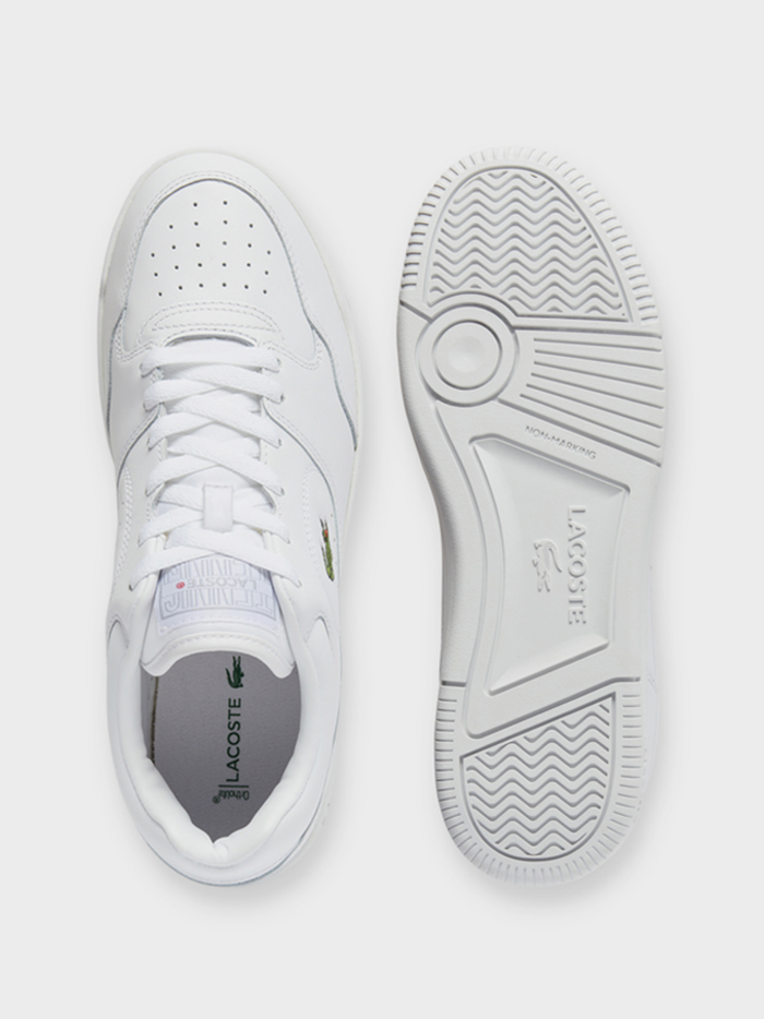 LACOSTE Linedrive Leather Sneakers White - MAISONDEFASHION.COM