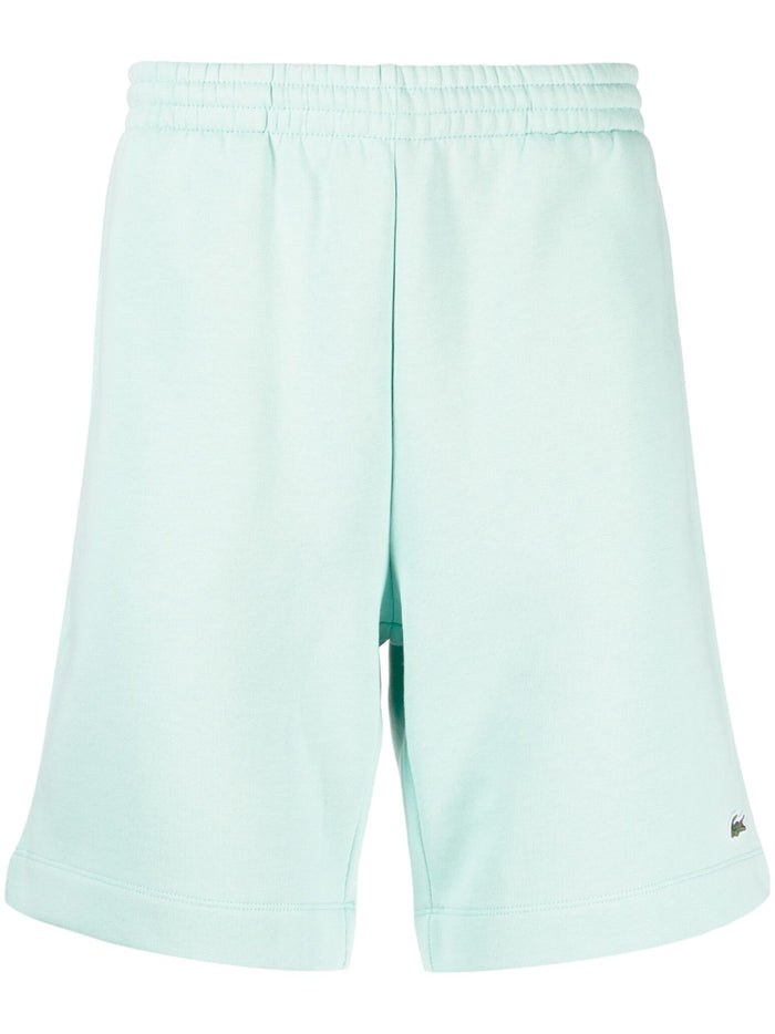 LACOSTE Logo Shorts Pastille Mint - MAISONDEFASHION.COM