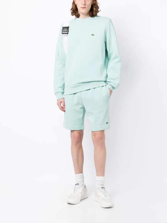 LACOSTE Logo Shorts Pastille Mint - MAISONDEFASHION.COM