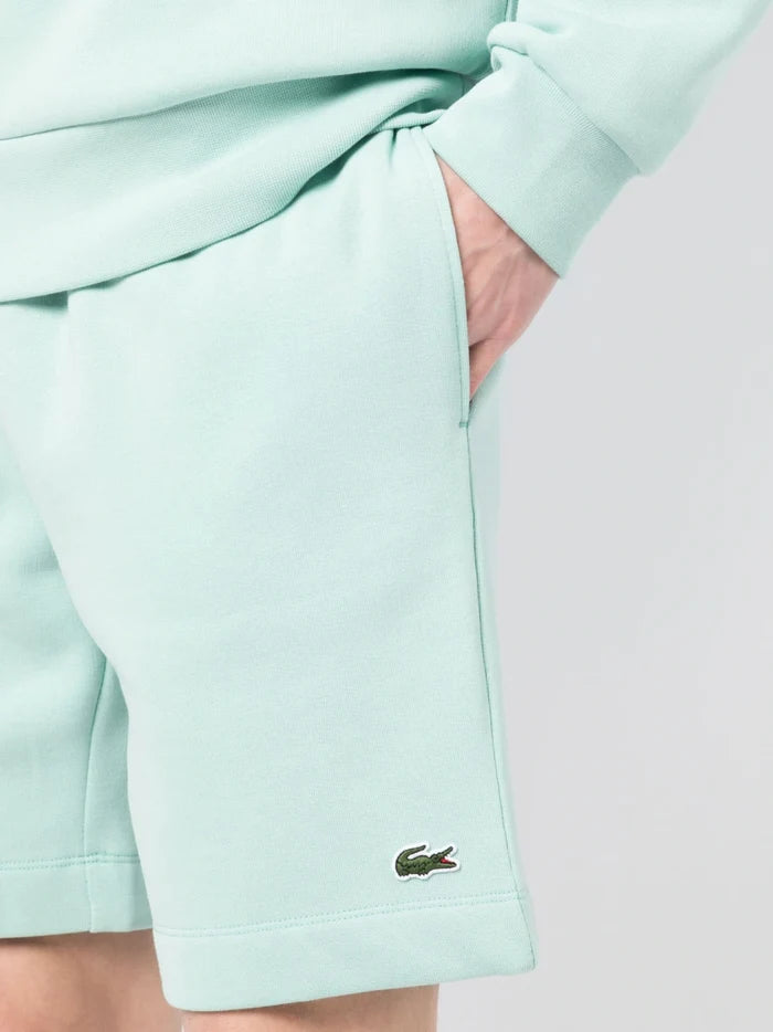 LACOSTE Logo Shorts Pastille Mint - MAISONDEFASHION.COM