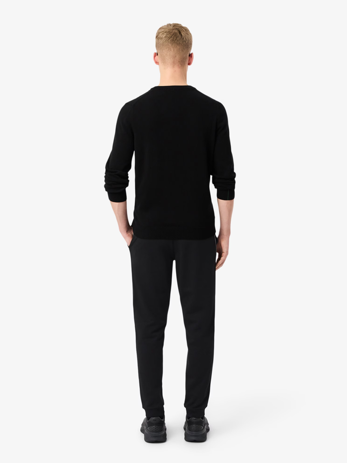 LACOSTE Logo Stripe Tracksuit Pants Black - MAISONDEFASHION.COM