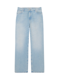LACOSTE Loose Fit Denim Jeans Blue - MAISONDEFASHION.COM