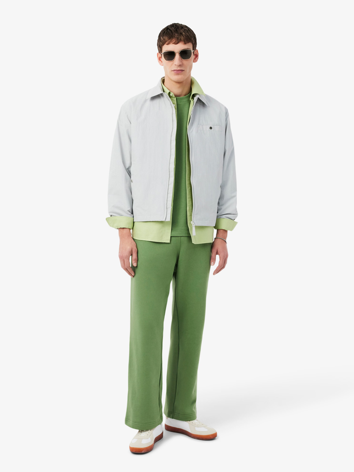 LACOSTE Loose Fit Heavy Jersey T-shirt Lime Green - MAISONDEFASHION.COM