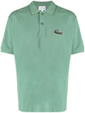 LACOSTE Loose Fit Large Logo Polo Shirt Ash Tree - MAISONDEFASHION.COM