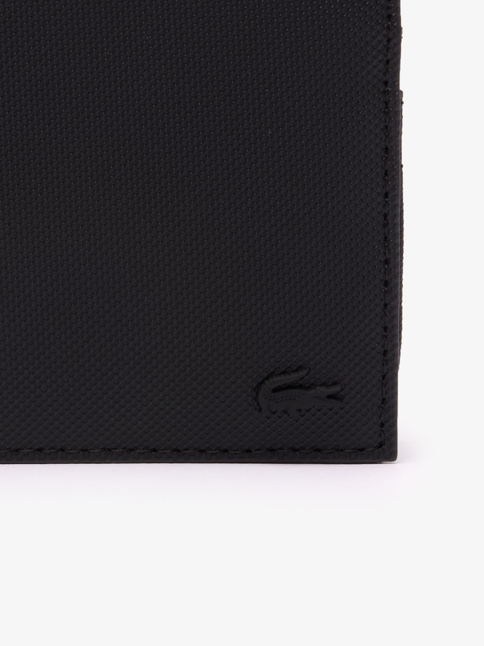 LACOSTE Medium Men’s Classic Billfold Black - MAISONDEFASHION.COM