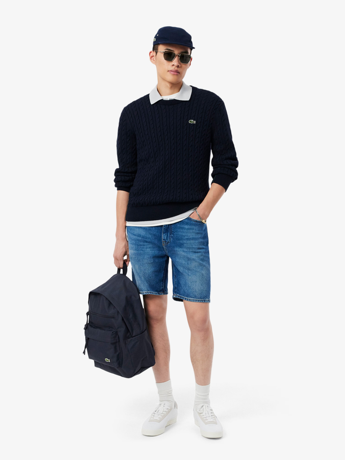 LACOSTE Neocroc Backpack Dark Blue - MAISONDEFASHION.COM