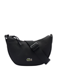 LACOSTE Neocroc Half Moon Purse Black - MAISONDEFASHION.COM