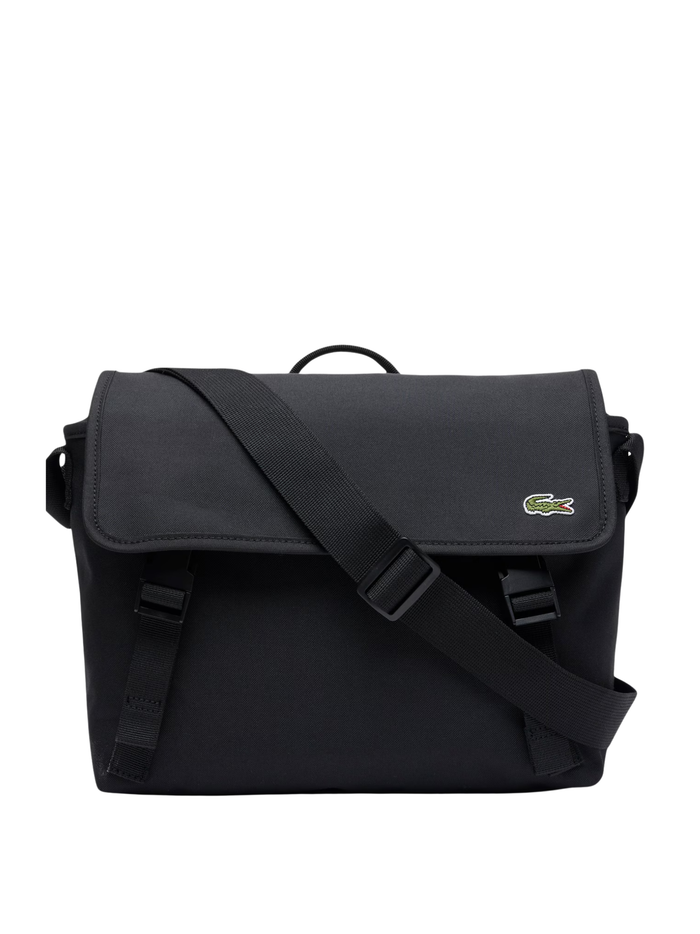 LACOSTE Neocroc Messenger Bag Black - MAISONDEFASHION.COM
