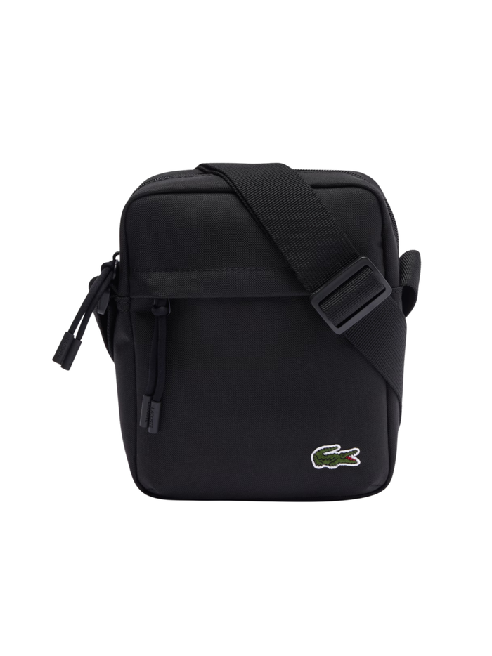 LACOSTE Neocroc Shoulder Bag Black - MAISONDEFASHION.COM