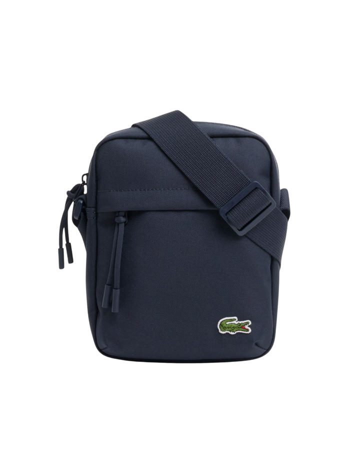 LACOSTE Neocroc Shoulder Bag Dark Blue - MAISONDEFASHION.COM