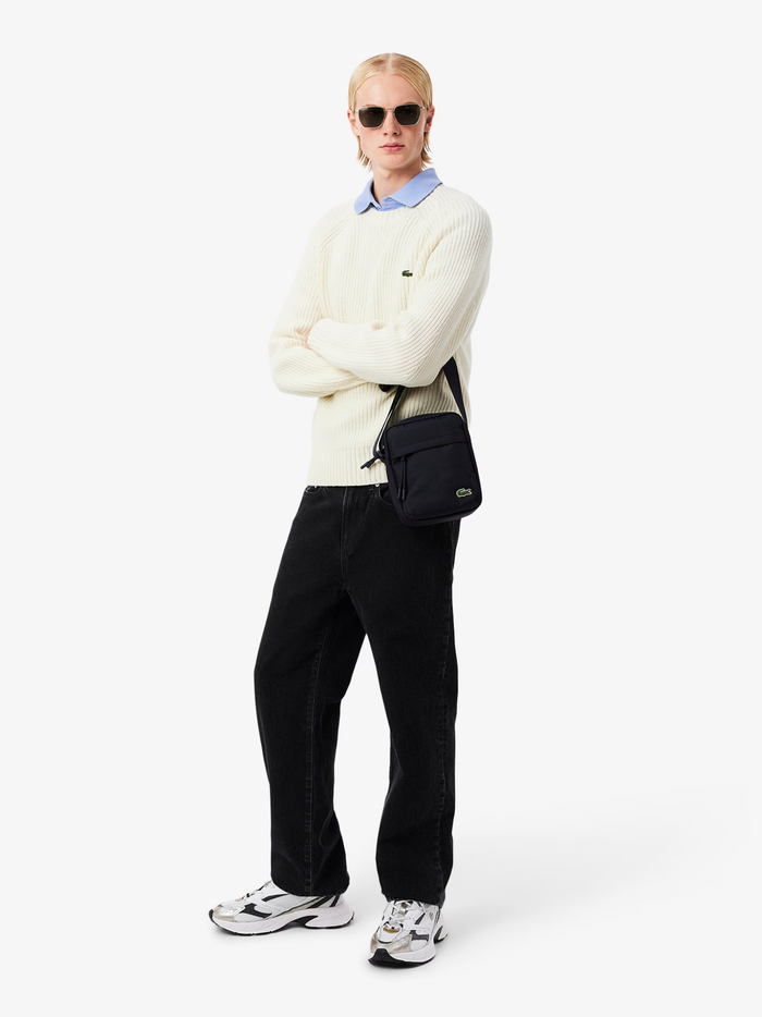 LACOSTE Neocroc Shoulder Bag Dark Blue - MAISONDEFASHION.COM