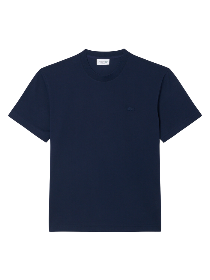 LACOSTE Pima Cotton Piqué T-Shirt Navy Blue