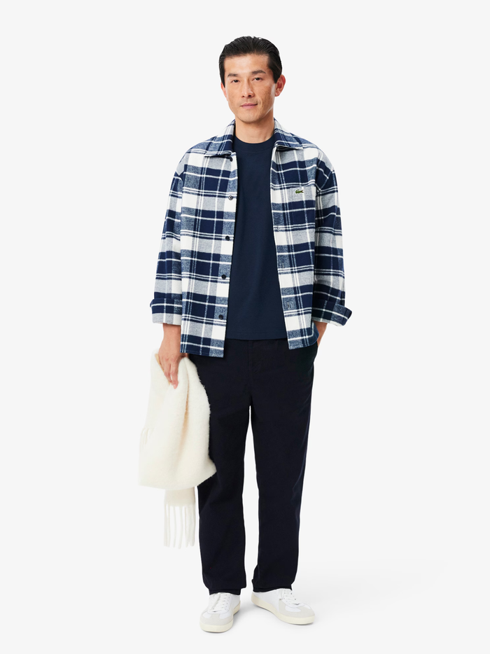 LACOSTE Pima Cotton Piqué T-Shirt Navy Blue