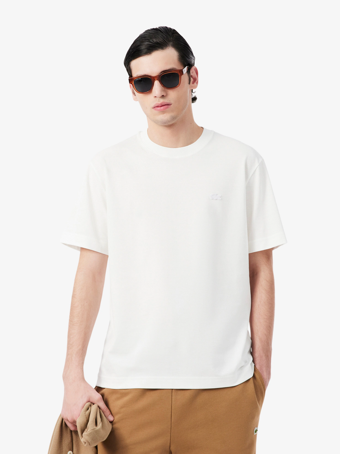 LACOSTE Pima Cotton Piqué T-Shirt White