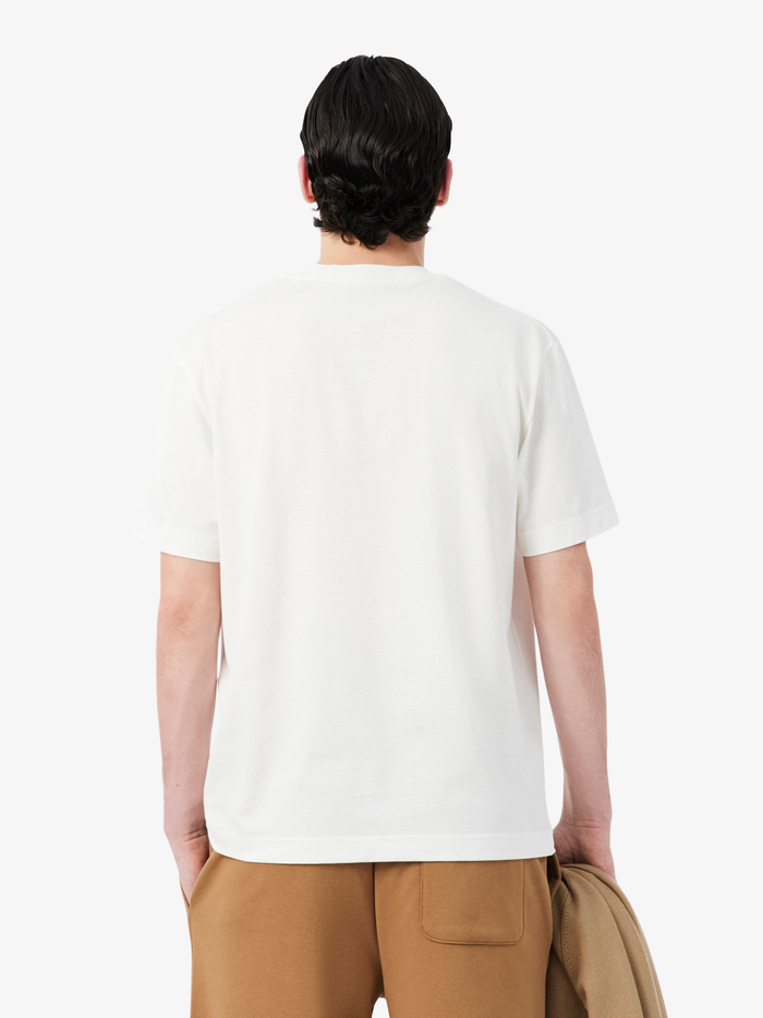 LACOSTE Pima Cotton Piqué T-Shirt White