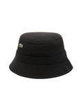 LACOSTE Piqué Bucket Hat Black - MAISONDEFASHION.COM