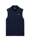 LACOSTE Quarter Zip Golf Midlayer Midnight Blue - MAISONDEFASHION.COM