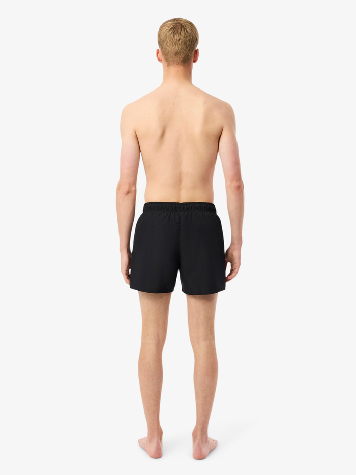 LACOSTE Quick-Dry Swim Trunks Black - MAISONDEFASHION.COM