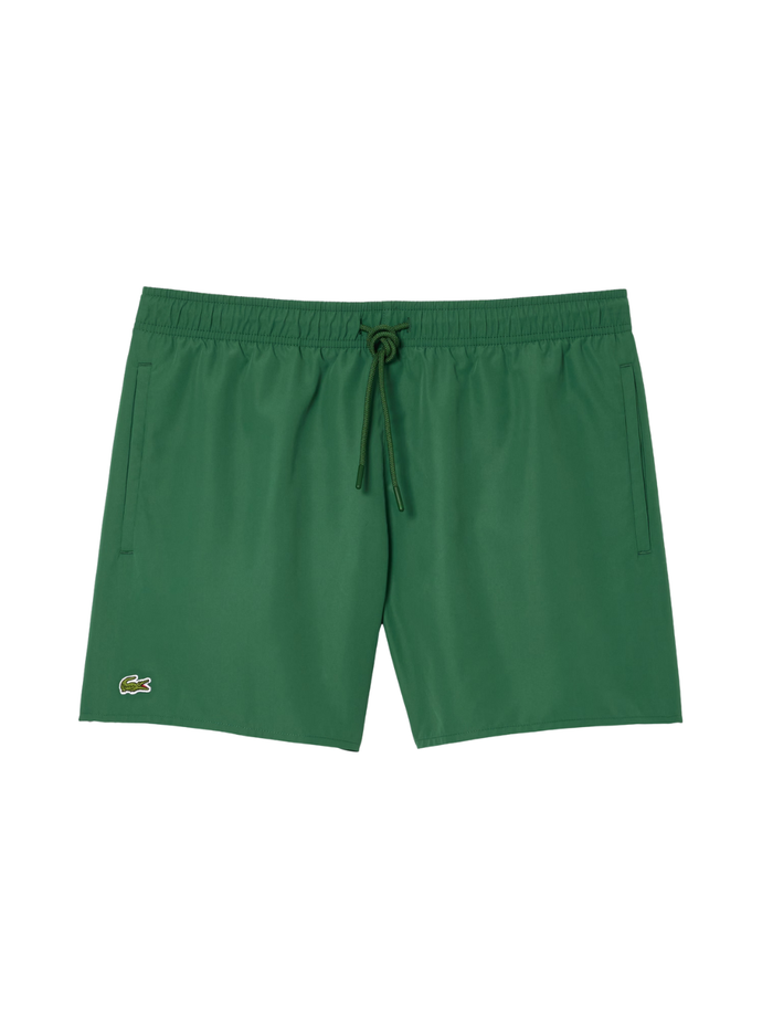 LACOSTE Quick-Dry Swim Trunks Green - MAISONDEFASHION.COM