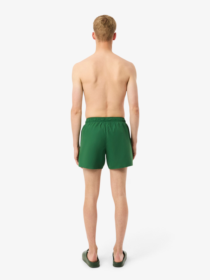 LACOSTE Quick-Dry Swim Trunks Green - MAISONDEFASHION.COM