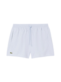 LACOSTE Quick-Dry Swim Trunks Light Blue - MAISONDEFASHION.COM