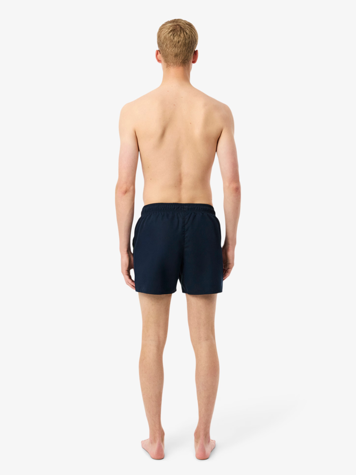 LACOSTE Quick-Dry Swim Trunks Navy - MAISONDEFASHION.COM