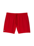 LACOSTE Quick-Dry Swim Trunks Red - MAISONDEFASHION.COM