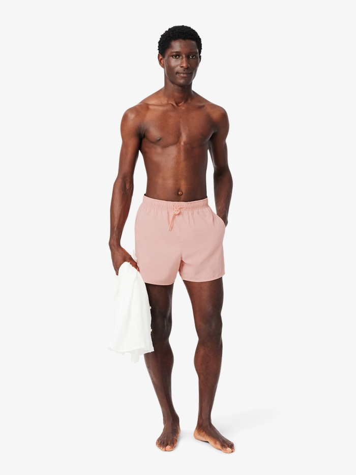 LACOSTE Quick-Dry Swim Trunks Rose