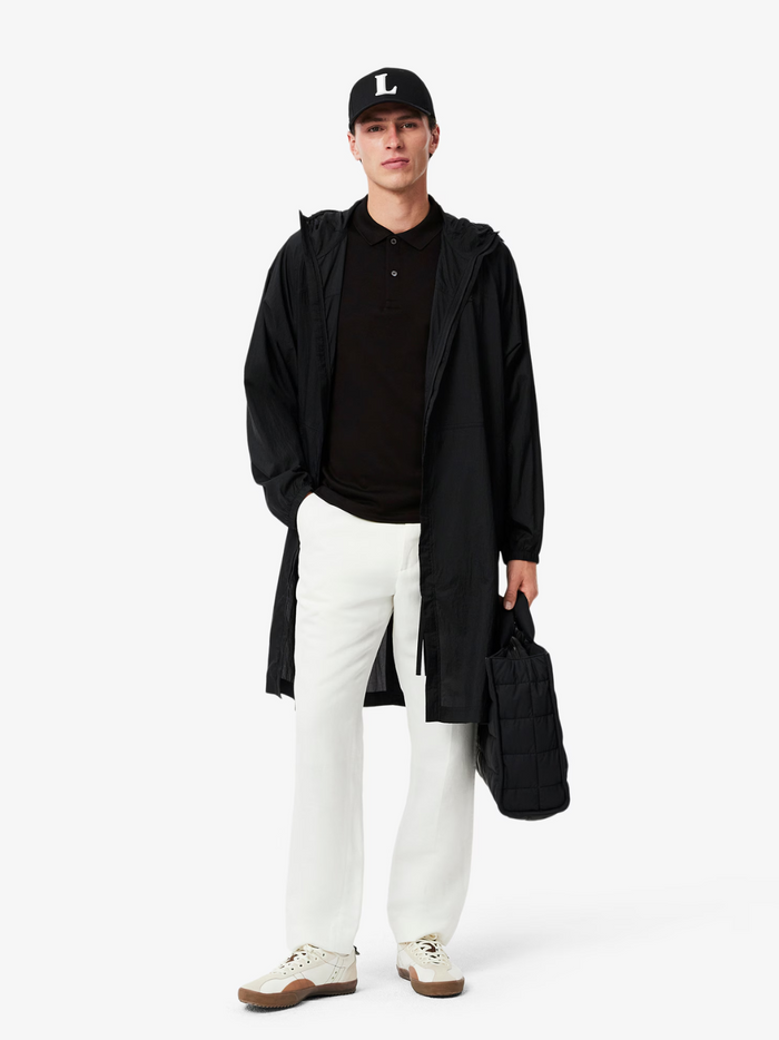 LACOSTE Regular Fit Cotton Pima Polo Shirt Black - MAISONDEFASHION.COM